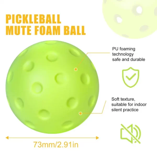 Quiet Foam Pickleballs for Indoor or Outdoor Practice - Image 8