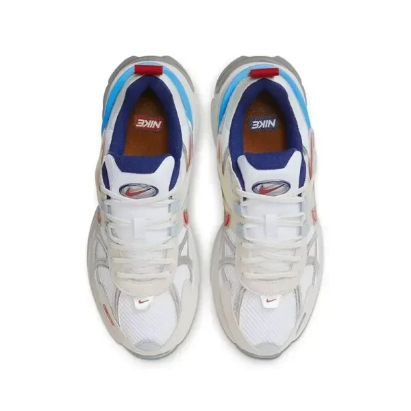 Nike V2K Run Metallic Silver Gym Red University Blue - Image 3