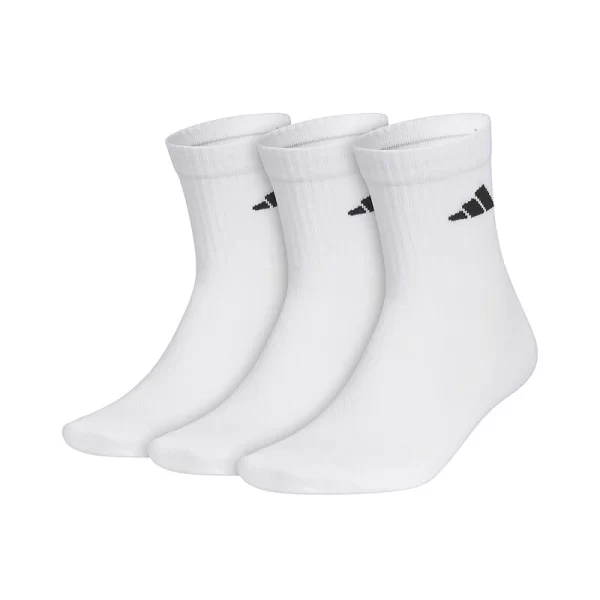 Adidas White 3 Pairs Socks