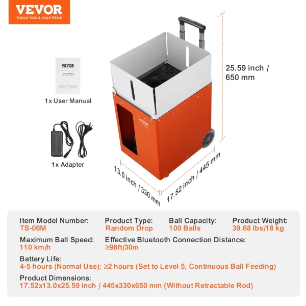 VEVOR Pickleball Machine - Image 6