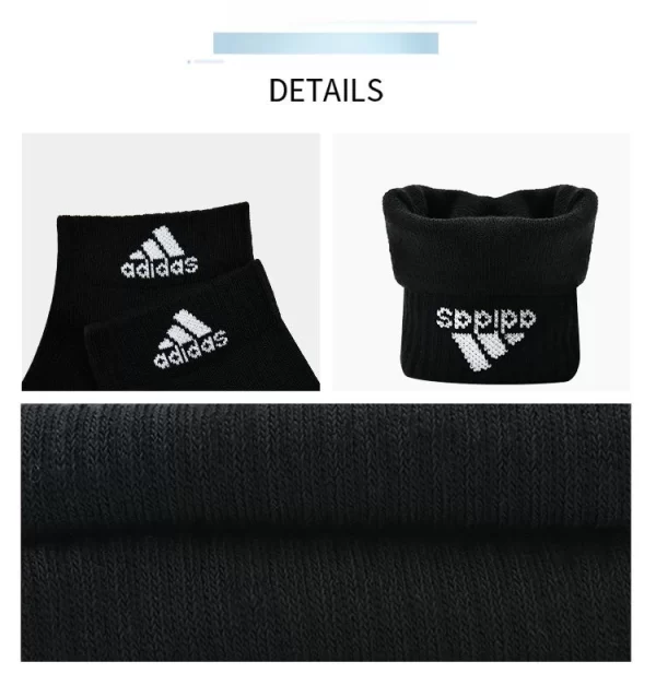 Adidas Black Sport Socks - Image 2