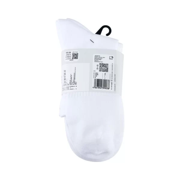 Adidas White 3 Pairs Socks - Image 2