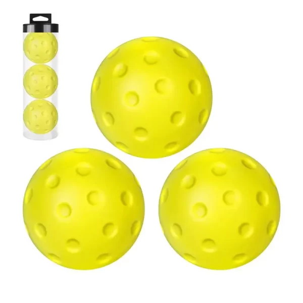 Quiet Foam Pickleballs for Indoor or Outdoor Practice