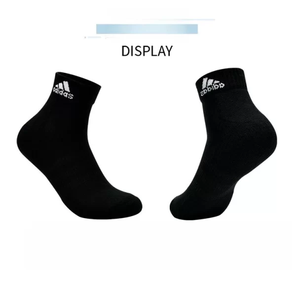 Adidas Black Sport Socks - Image 3