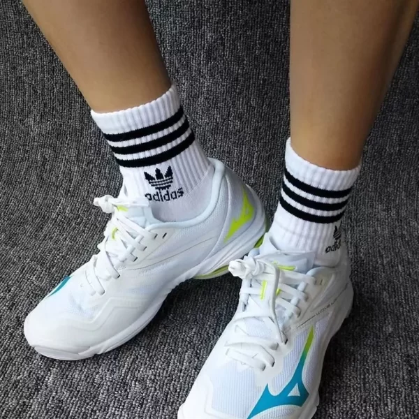 Adidas 5 Pairs Three Bar Classic Socks - Image 6