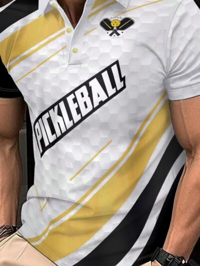 Men's Pickleball Polo Shirt