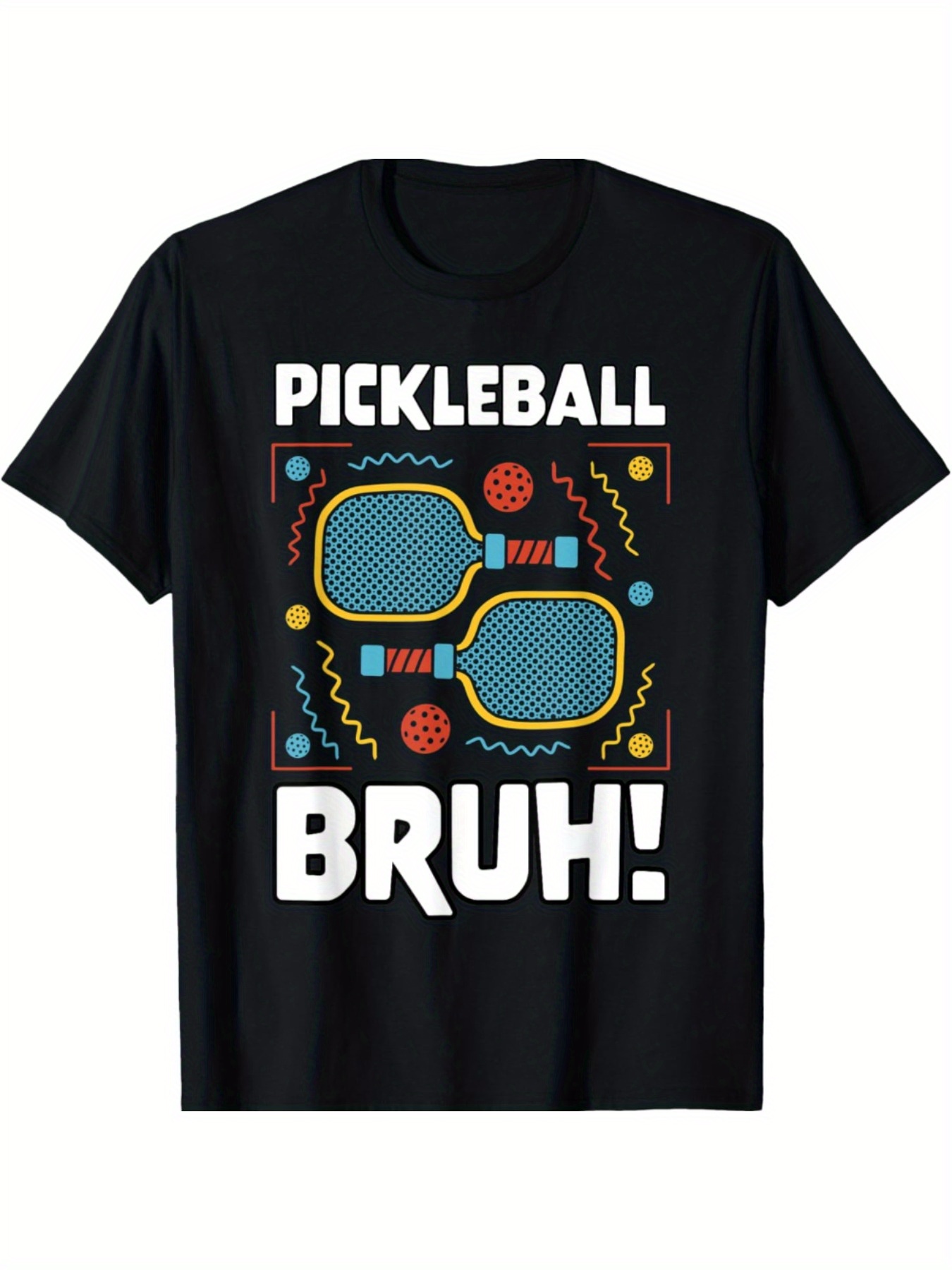 Pickleball Bruh" Men's T-Shirt
