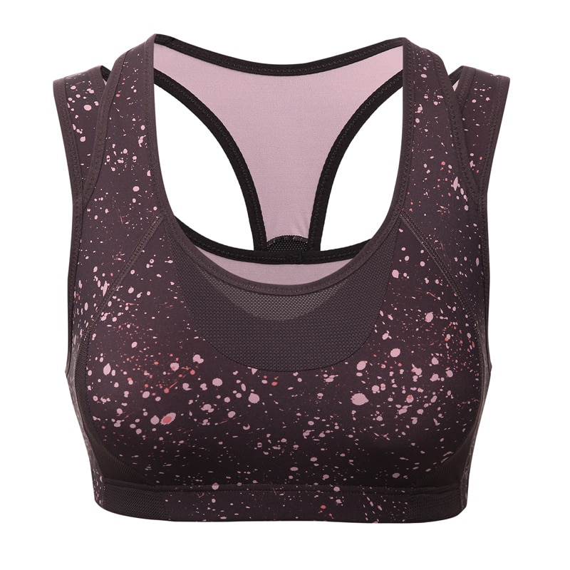 Mesh Patchwork Sports Bra - Image 9