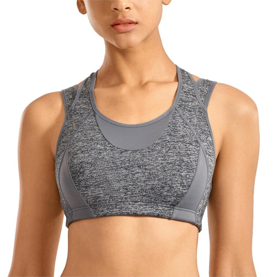 Mesh Patchwork Sports Bra - Image 21