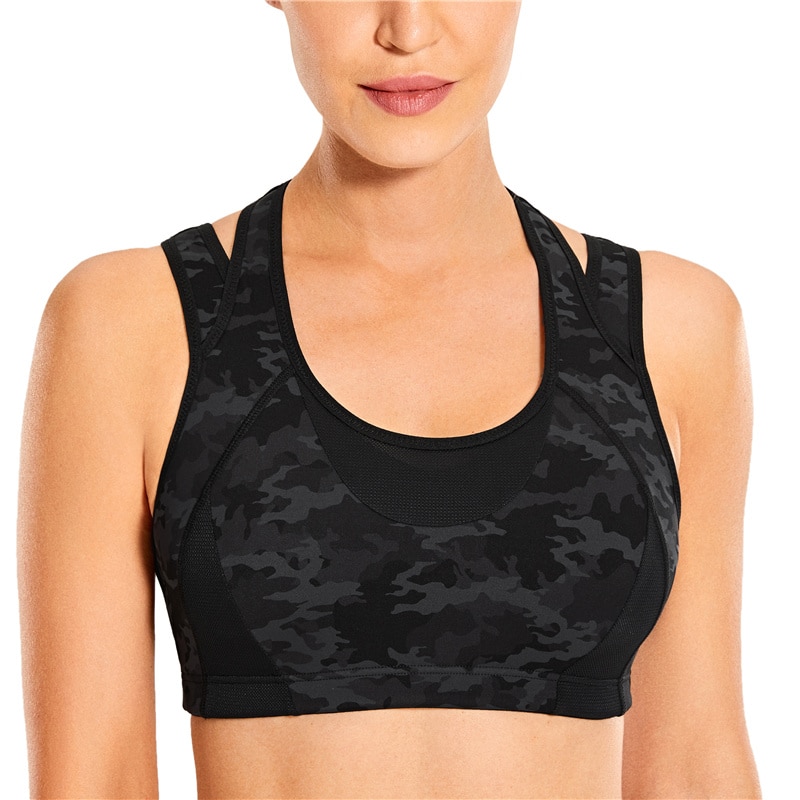 Mesh Patchwork Sports Bra - Image 18