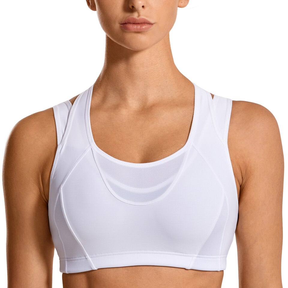 Mesh Patchwork Sports Bra - Image 8