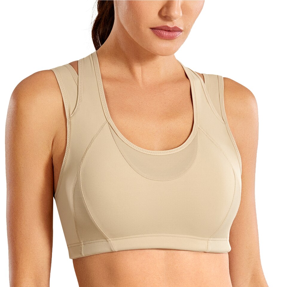 Mesh Patchwork Sports Bra - Image 19