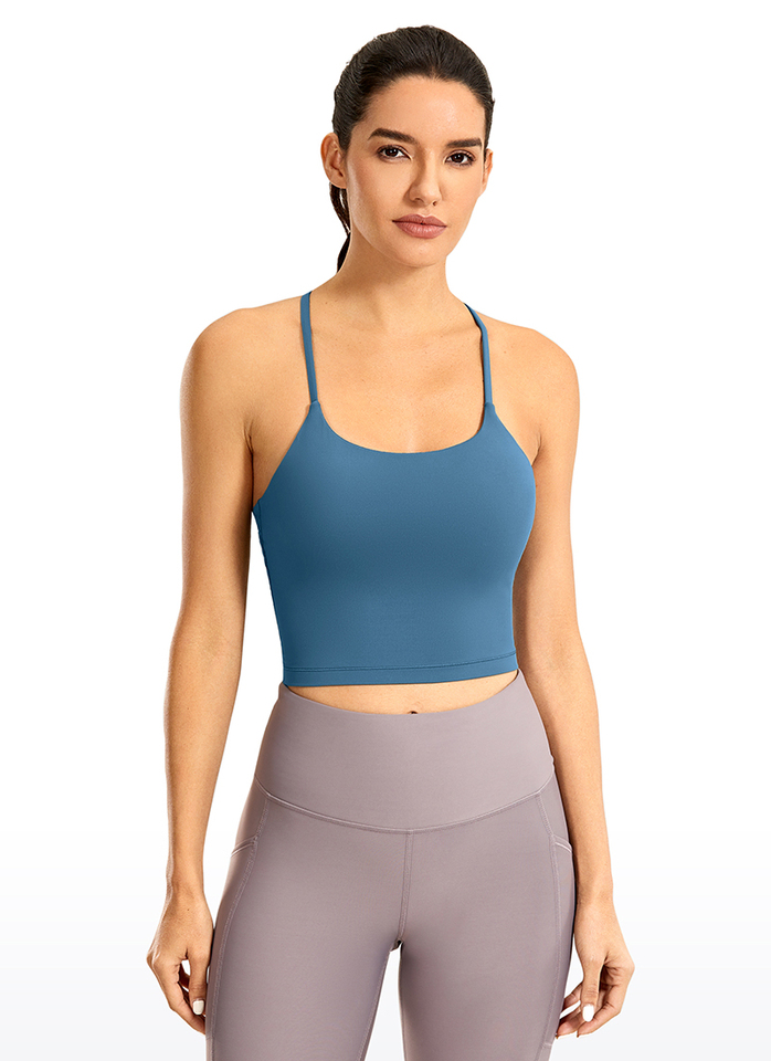 Yoga Workout Crop Tank Top - Image 9