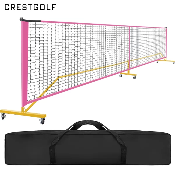 22 FT Pickleball Net on Wheels with Carrying Bag - Image 8