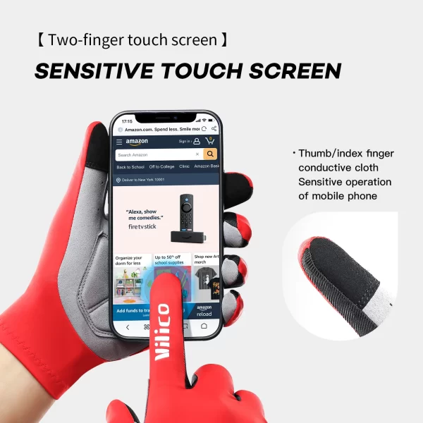 Gel Sports Full Finger Pickleball Gloves - Image 2