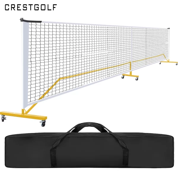 22 FT Pickleball Net on Wheels with Carrying Bag - Image 9
