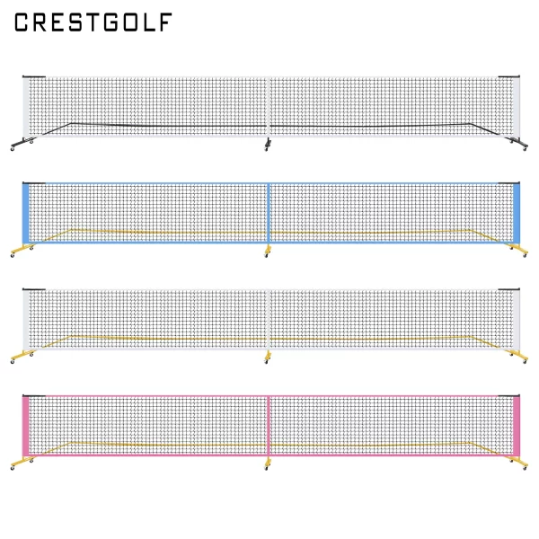 22 FT Pickleball Net on Wheels with Carrying Bag - Image 6