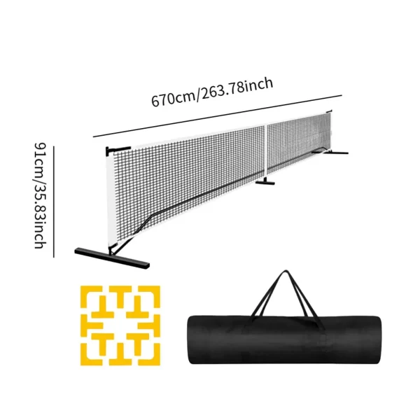 22 Ft Portable Pickleball Net System - Image 6
