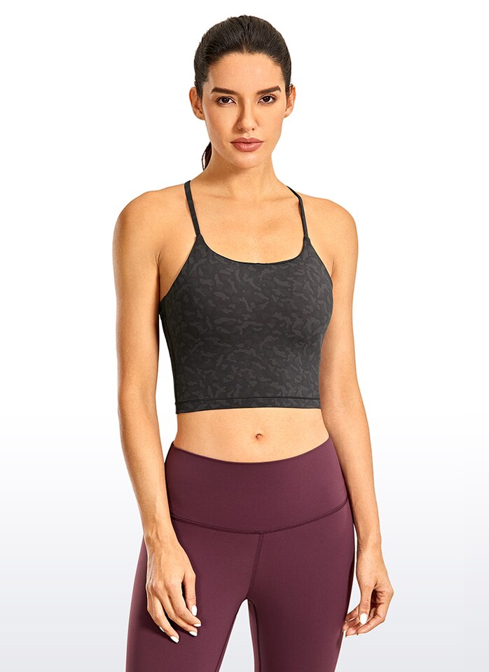 Yoga Workout Crop Tank Top - Image 2