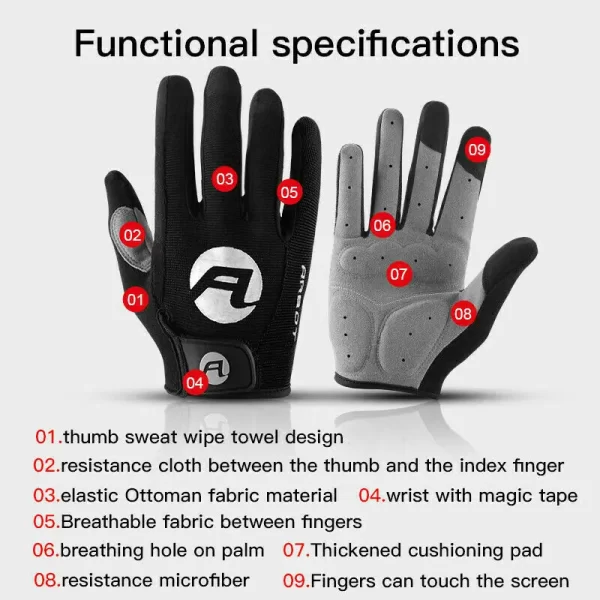 Full Finger Pickleball Gloves with Antislip - Image 3