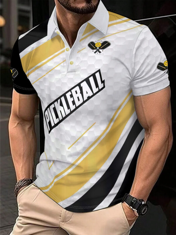 Men's Pickleball Polo Shirt - Image 3