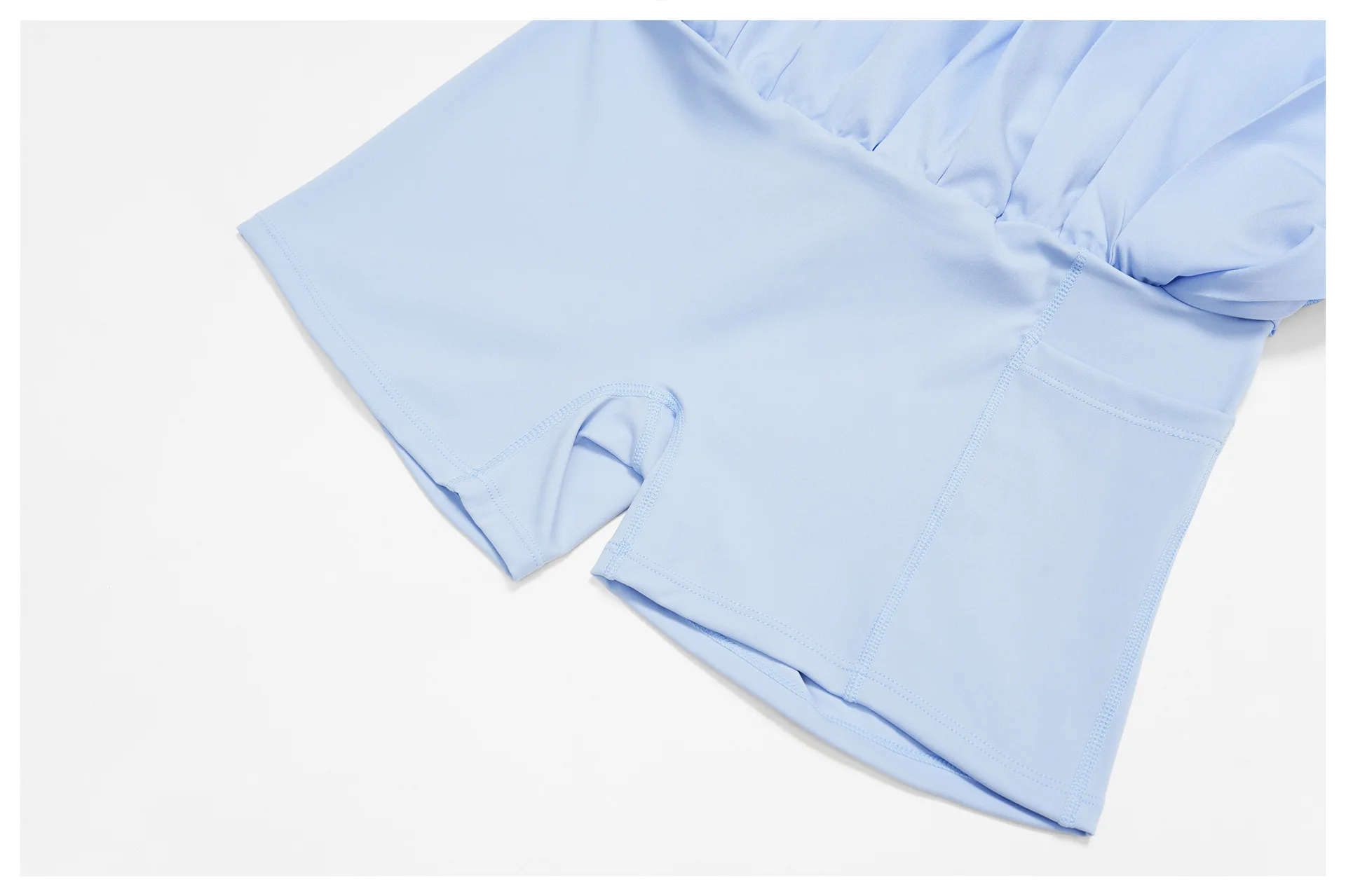 Women Pleated Pocket Skirt Gym Workout Short Breathable - Image 31