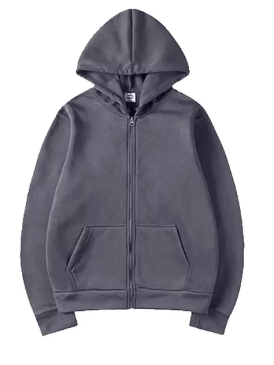 2025 Women Fleece Zip Up Hoodies Casual Zipper Jackets Y2k Hip Hop Streetwear