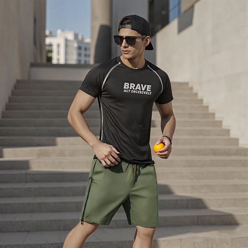 Men s Lightweight Quick Dry Running Shorts with Side Split and Breathable Mesh Panels for Gym Workout Training and other sports - Image 11