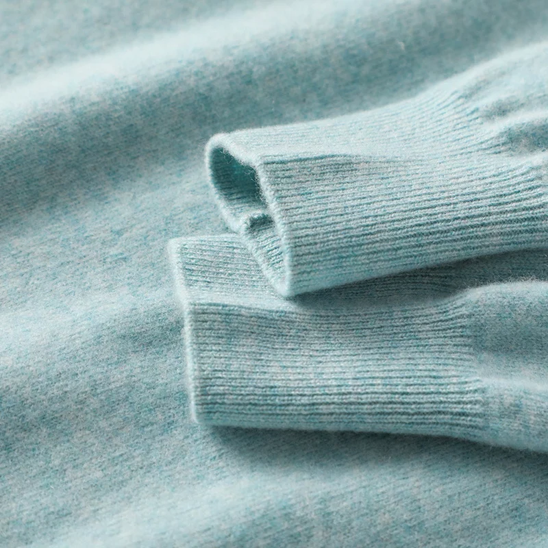 Casual Knitted Top Autumn And Winter Cashmere Sweater Women's Crew Neck Pullover. Multiple colors - Image 6