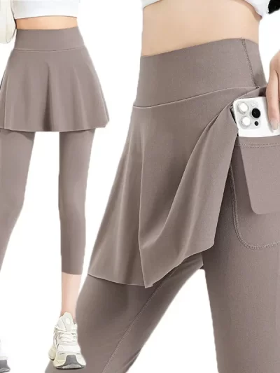Skirted Leggings with Pockets