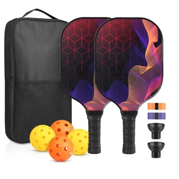 Pickleball Paddles Set Racket Cover Carrying Bag