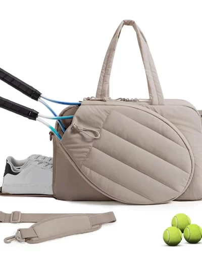 Tennis Badminton Rackets Bag Large Storage Outdoor Travel Sports Training Commuting Shoulder Bags Pickleball Paddle Handbag