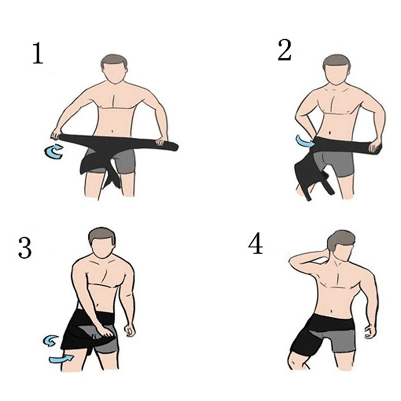 Hip Support Belt Groin Support Sciatica Pain Relief Thigh Strap Compression Brace Joints Groin Arthritis Hip Protective Belt Interchangeable R & L leg. - Image 8