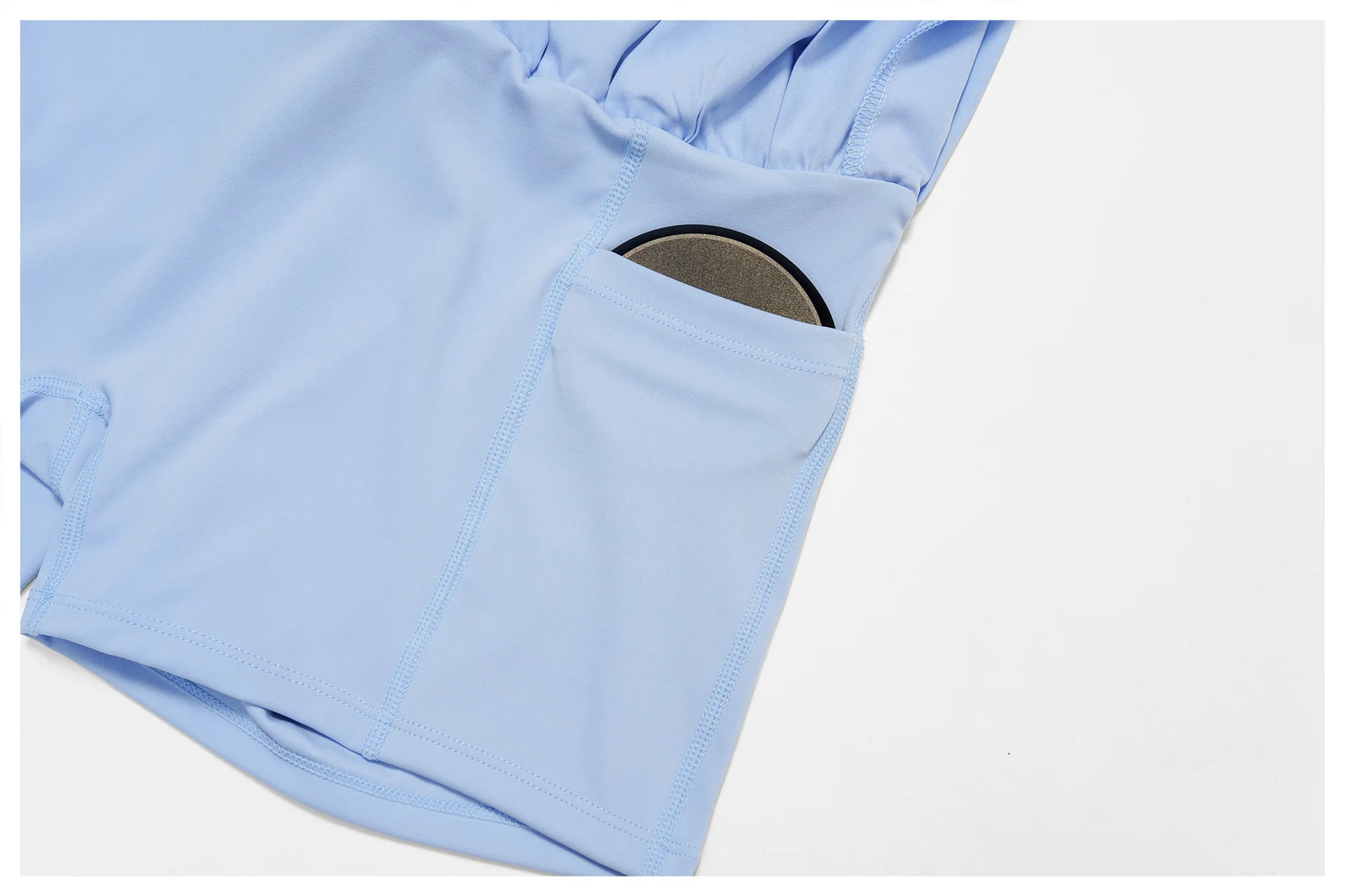 Women Pleated Pocket Skirt Gym Workout Short Breathable - Image 32