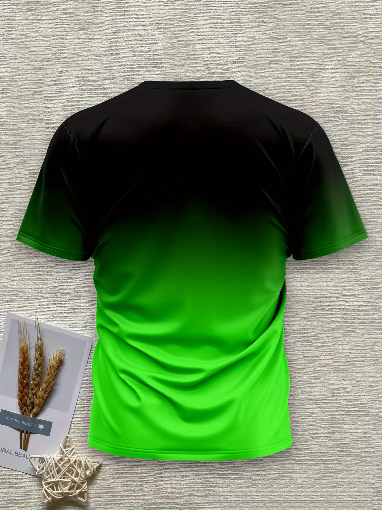 Men's 3D Pickleball-Themed T-Shirt with Neon Green/Yellow/Pickle Print - Casual Sportswear & Casual Attire, Breathable Round Neck Short Sleeve Tee forPlayers and Fans - Image 9