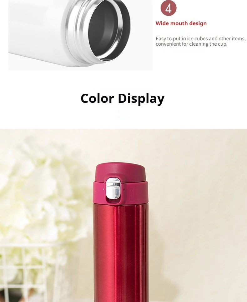 500ml Stainless Steel Thermal Mug Outdoor Thermos Cup Cold and Hot, white not available - Image 20