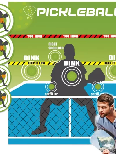 Pickleball Rebounder Training Aid Pickleball Practice Pads Pickleball Training Dink Pad for Indoor Outdoor Home Gym