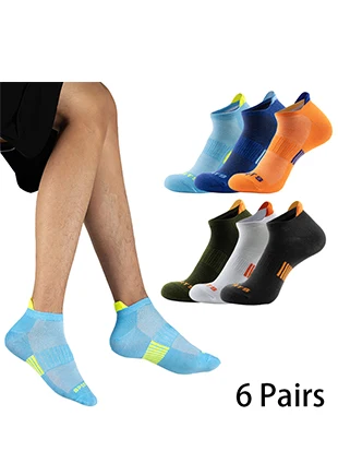 3/6 Pairs Sports Short Socks For Men High Quality Comfortable Breathable Casual Fashion Low-cut Ankle or Tube Socks - Image 28
