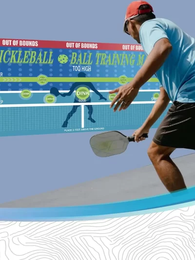 Pickleball Dink Pad for Wall Pickleball Practice Rebounder for Men Women Official Dink Pad for Indoor Outdoor Exercise Yard