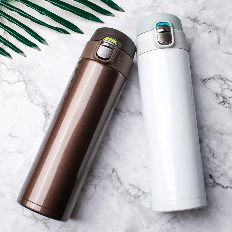 500ml Stainless Steel Thermal Mug Outdoor Thermos Cup Cold and Hot, white not available - Image 2