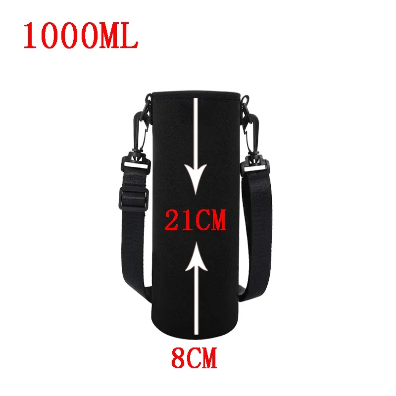 750ML/1000ML/1500ML Sports Water Bottle Case Insulated Bag Neoprene Pouch Sleeve Cover - Image 12