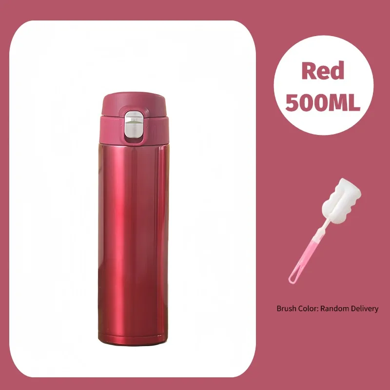 500ml Stainless Steel Thermal Mug Outdoor Thermos Cup Cold and Hot, white not available - Image 14