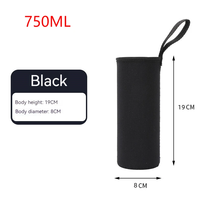 750ML/1000ML/1500ML Sports Water Bottle Case Insulated Bag Neoprene Pouch Sleeve Cover - Image 10
