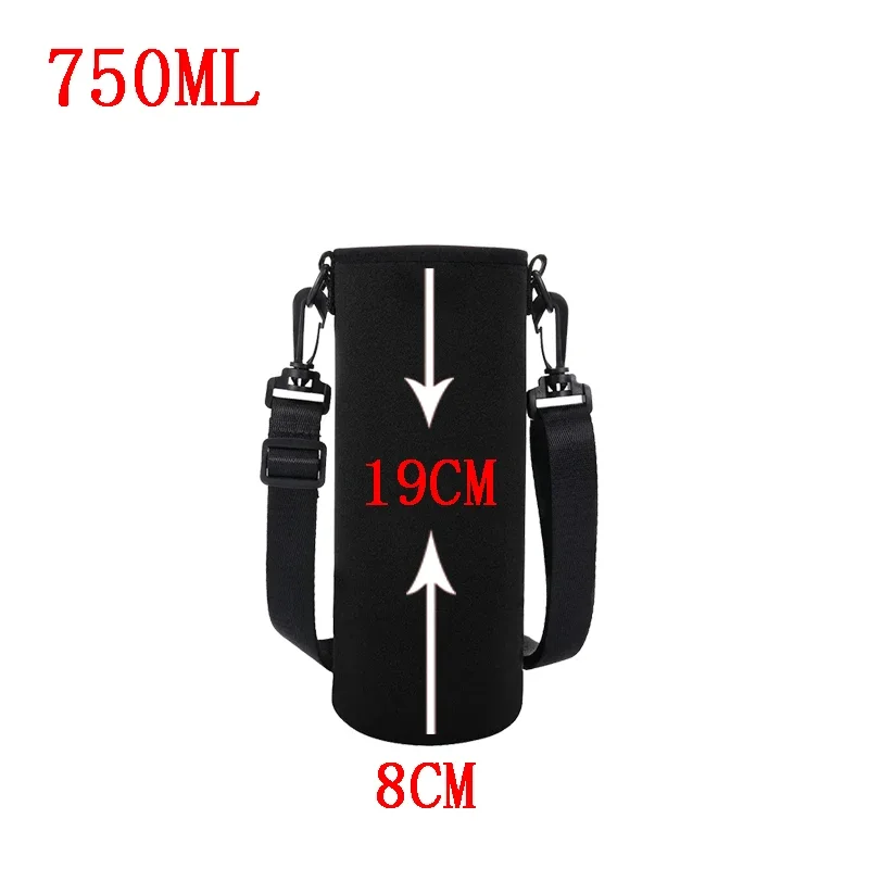 750ML/1000ML/1500ML Sports Water Bottle Case Insulated Bag Neoprene Pouch Sleeve Cover - Image 9