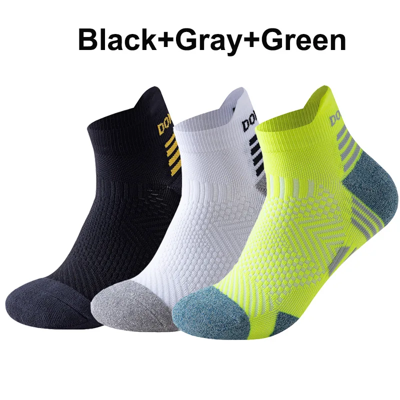 3/1Pairs Sport Compression Ankle Socks Men Low Cut Fitness Outdoor Deodorant Breathable Sox - Image 20
