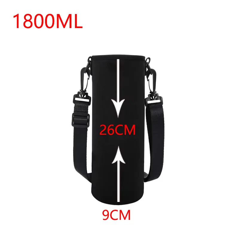 750ML/1000ML/1500ML Sports Water Bottle Case Insulated Bag Neoprene Pouch Sleeve Cover - Image 8
