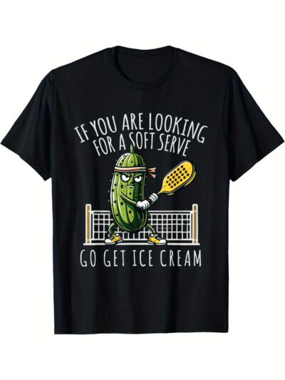 Funny Pickleball Player Paddleball Lover T-Shirt 100% cotton