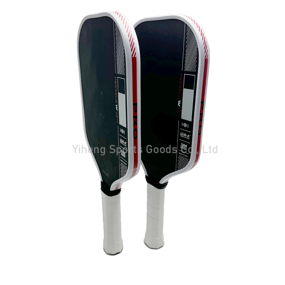 Perseus Pro IV BEN JOHNS 14mm 16mm Thickness TFP Foam GEN4 Core Thermoformed Toray T700 Carbon Fiber Pickleball Paddles - Image 2