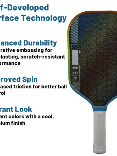 Professional T700 Carbon Fiber Pickleball Paddle Fourth Generation Honeycomb Core Board for Sports And Fitness