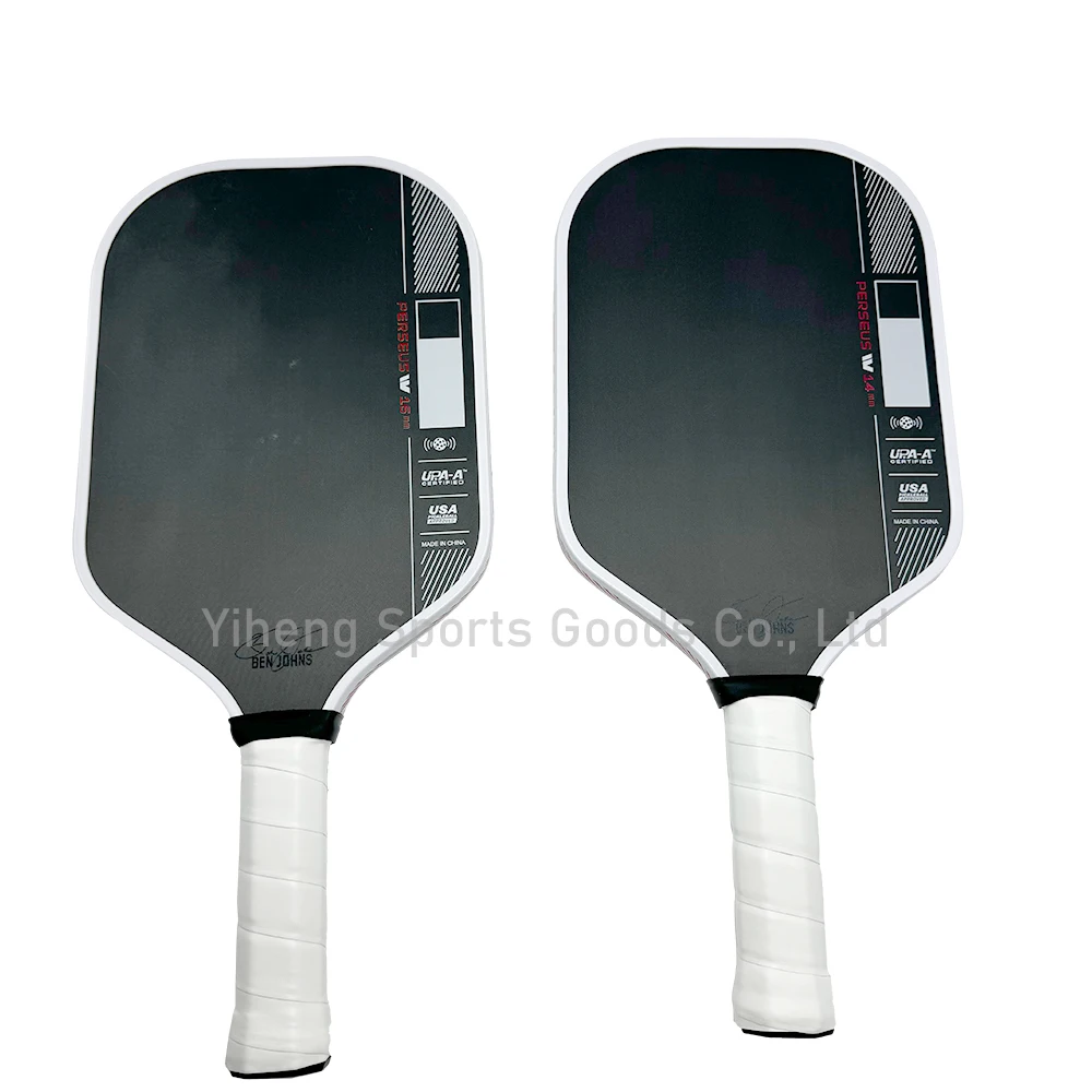Perseus Pro IV BEN JOHNS 14mm 16mm Thickness TFP Foam GEN4 Core Thermoformed Toray T700 Carbon Fiber Pickleball Paddles - Image 3